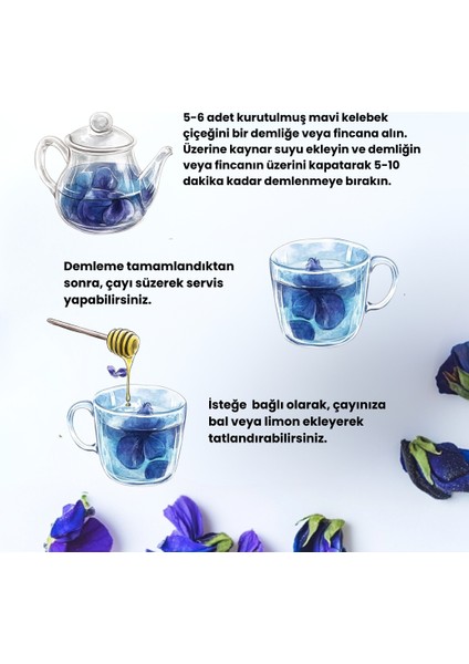 Mavi Kelebek Çayı 30 gr