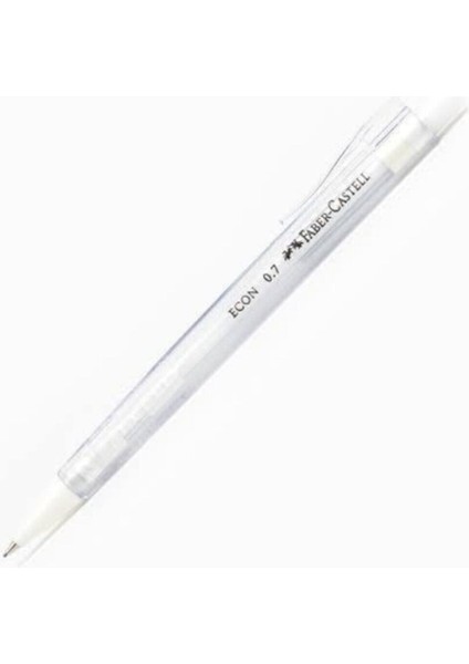 Econ Uçlu Kalem 0.7 mm Metal Gövde ile Beyaz Renk Doldurulabilir Kalem