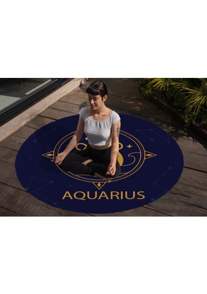 Yoga, Meditasyon,burçlar ve Mandala Temalı, Meditasyon Halısı 105