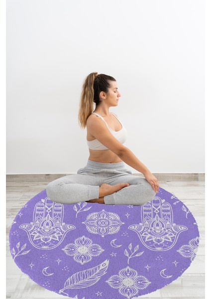 Yoga, Meditasyon,burçlar ve Mandala Temalı, Meditasyon Halısı 100