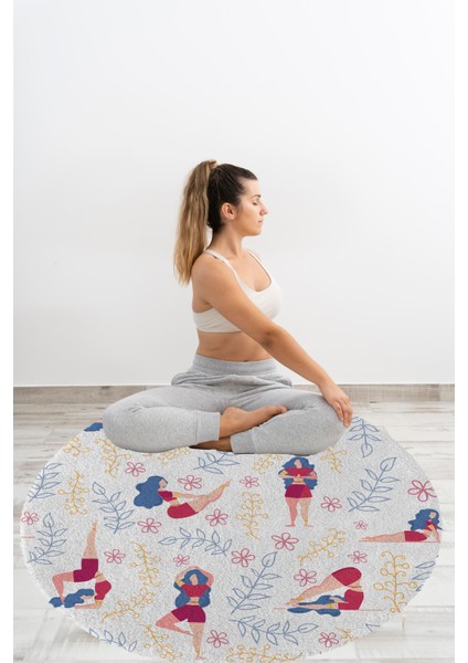 Yoga, Meditasyon,burçlar ve Mandala Temalı, Meditasyon Halısı 52