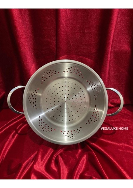 Çelik 24 cm Ayaklı Süzgeç