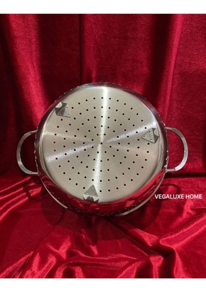 Çelik 24 cm Ayaklı Süzgeç