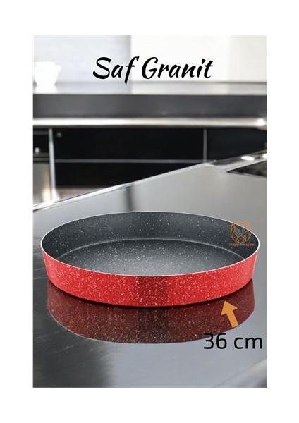 Granit Fırın Tepsisi 36 cm Çap Börek Tepsisi