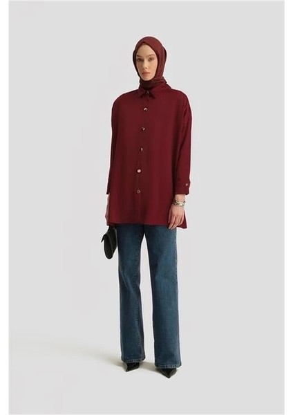 Gömlek ORTD8300-1 Bordo