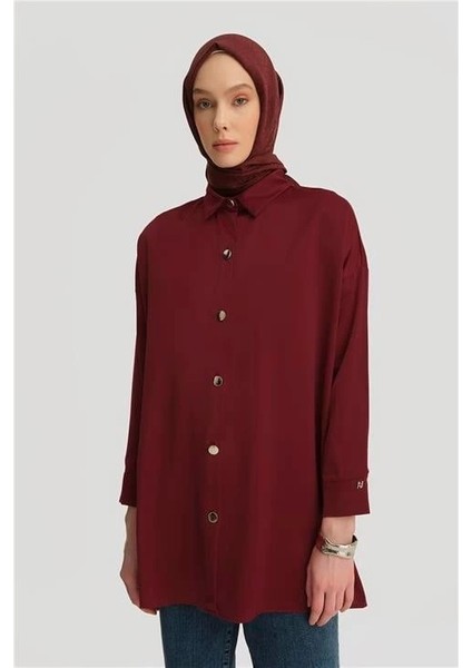 Gömlek ORTD8300-1 Bordo