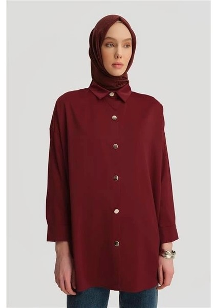 Gömlek ORTD8300-1 Bordo
