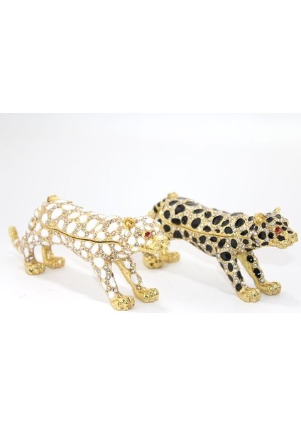 Swarovski Taşlı Tekli Leopar Model 1