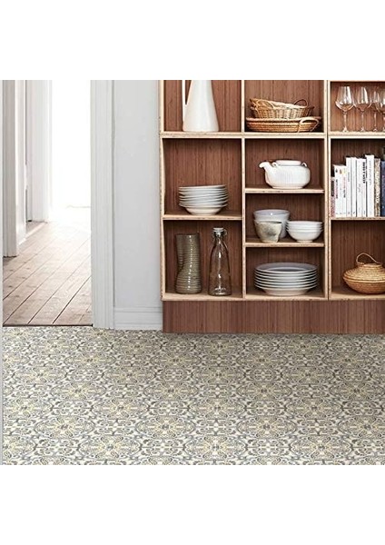 Wallpops FP2947 Antico Yer Fayansı, Çıkartmak ve Yapıştırmak Için, Çok Renkli
