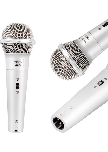 MV-4676 Di̇nami̇k Gri̇ Kablolu El Mi̇krofonu