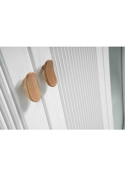 peri %100 mdf Membran 4 Kapaklı Dolap gardırop