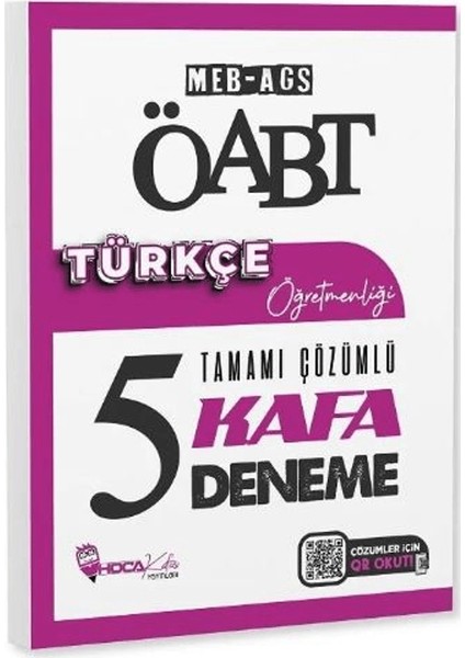 Öabt Meb / Ags Türkçe Öğretmenliği 5 Kafa Deneme Çözümlü