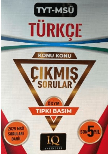 MSÜ Türkçe Konu Konu Çıkmış Sorular