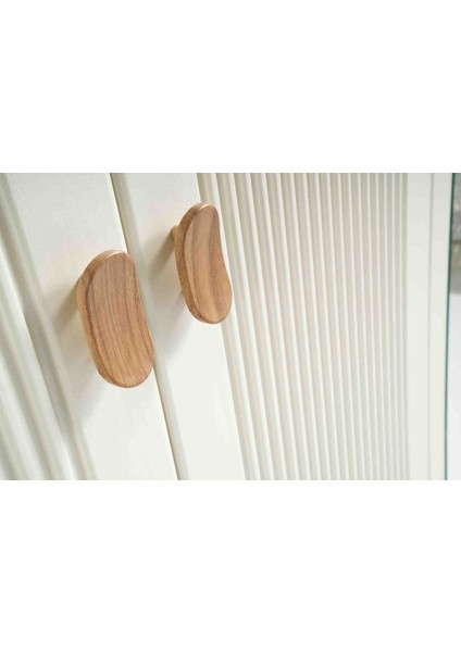 peri %100 mdf Membran 4 Kapaklı Dolap Gardırop
