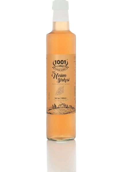 Üzüm Sirkesi 500ML - Doğal Fermanyasyon
