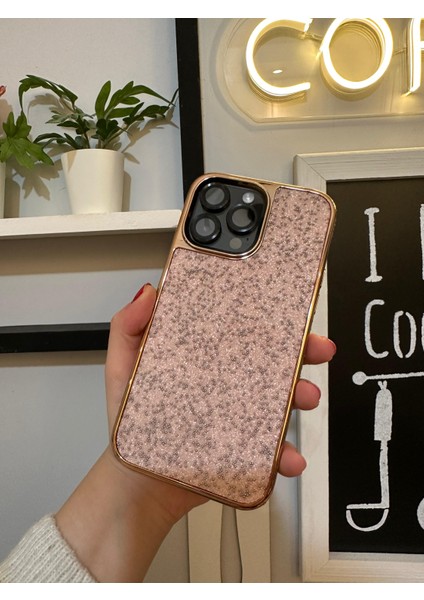 iPhone 14 Pro Max Simli Taşlı Premium Kılıf