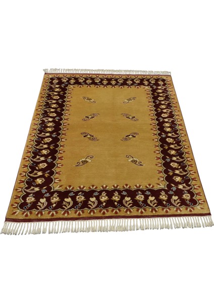 Yeni El Dokuma Otantik Kirman Balıkesir Antik Yörük Yün Halı 5713