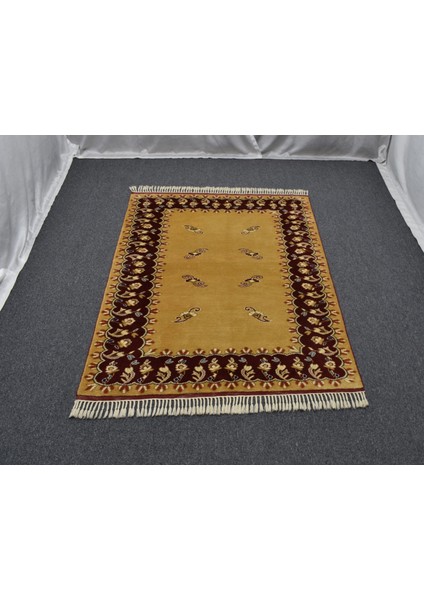 Yeni El Dokuma Otantik Kirman Balıkesir Antik Yörük Yün Halı 5713