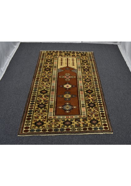 El Dokuma Otantik Kirman Bozalan Milas Muğla Yün Halı 5712
