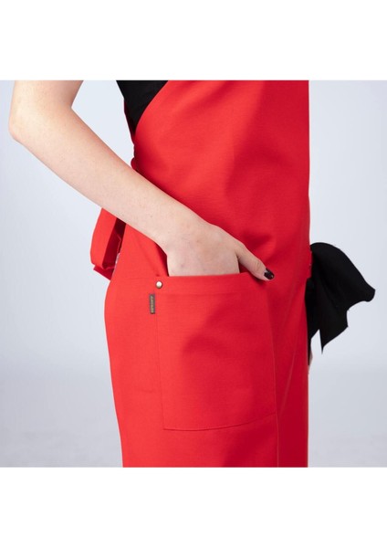 Harf ve Aşçı Şapka Baskılı Şef Mutfak Kafe Önlüğü-Unisex modelleri