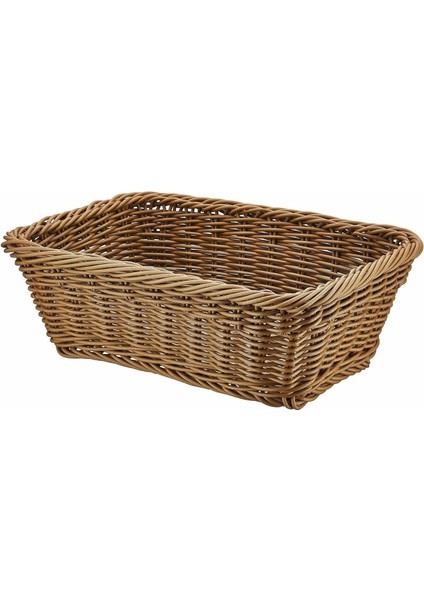 Plastik Dikdörtgen Ekmek Sepeti 22*16 cm