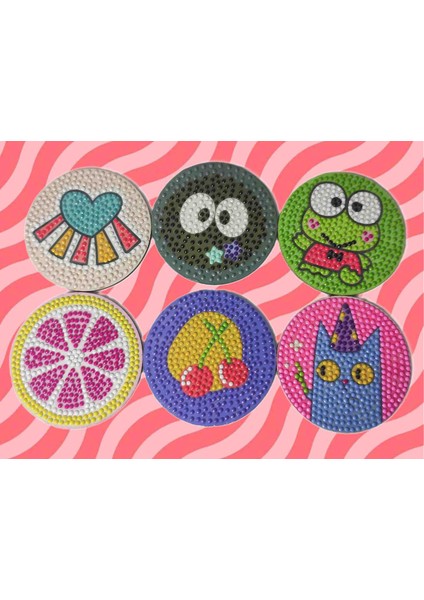 Bardak Altlığı Elmas Boyama Seti