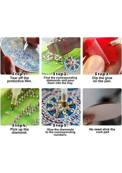 Bardak Altlığı Elmas Boyama Seti fırsatları