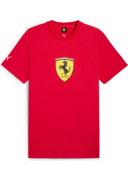Scuderıa Ferrarı Hp Race Colored Bıg Shıeld Erkek Tişört