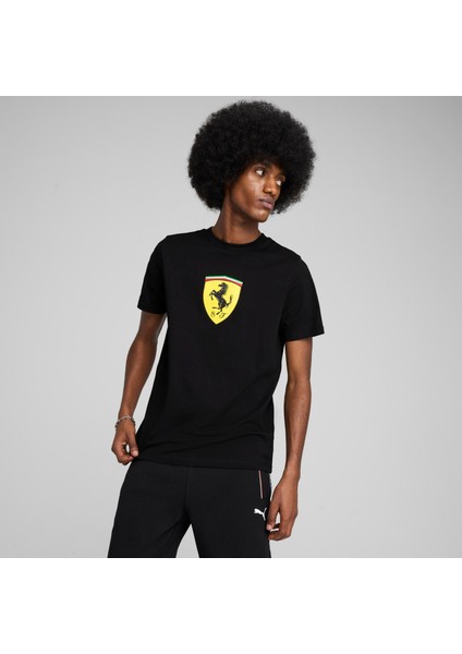 Scuderıa Ferrarı Hp Race Colored Bıg Shıeld Erkek Tişört