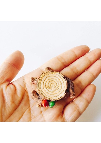 Terrarium Için 4,9cm Mantar Ağaç Kütüğü Silikon Kalıp K-375