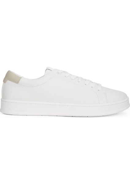 Beyaz Erkek Sneaker Low Top Lace Up Nu