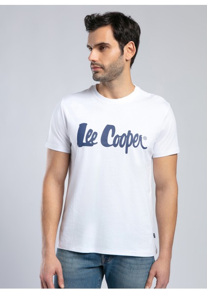 Bisiklet Yaka Beyaz Erkek T-Shirt 252 Lcm 242001 Londonlogo Beyaz-L fiyatları
