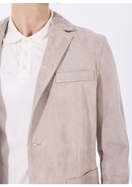 Vizon Erkek Slim Fit %100 Deri Süet Blazer Ceket F5SM-CKT 2924 fırsatları