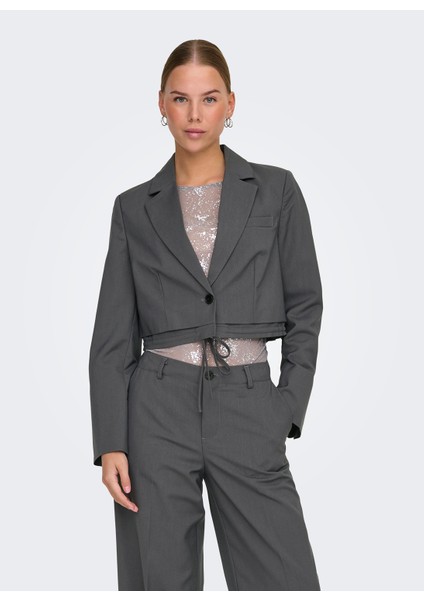 Normal Antrasit Kadın Ceket Onlalana L/s Short Tıe Blazer Tlr fiyatları