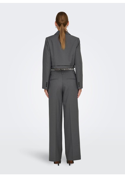 Normal Antrasit Kadın Ceket Onlalana L/s Short Tıe Blazer Tlr indirimleri