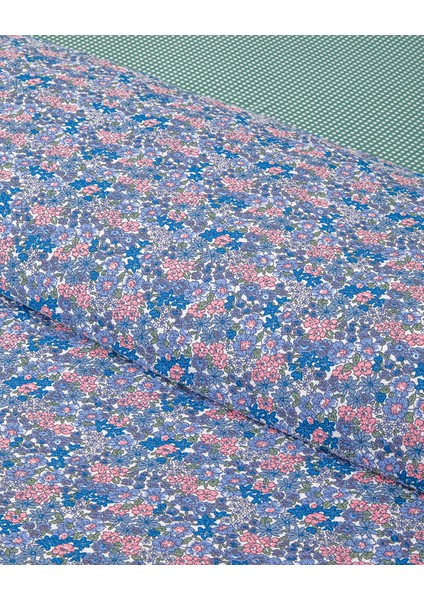 Petit Chamomile Baskılı Çift Kişilik Pike Takımı 200 x 220 cm Pembe