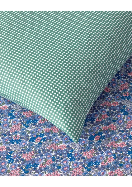 Petit Chamomile Baskılı Çift Kişilik Pike Takımı 200 x 220 cm Pembe