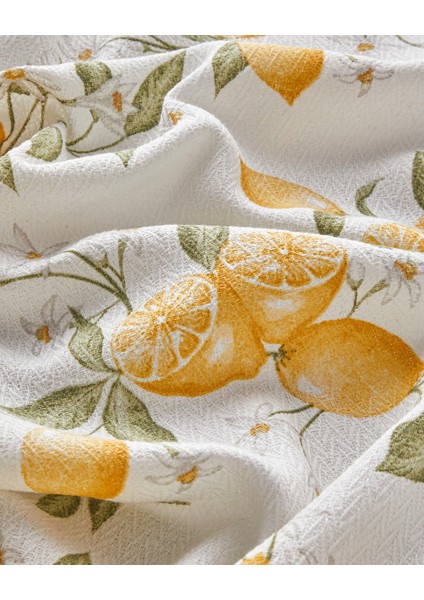 Amalfi Breeze Baskılı Çift Kişilik Pike Takımı 200 x 220 cm Sarı indirimleri
