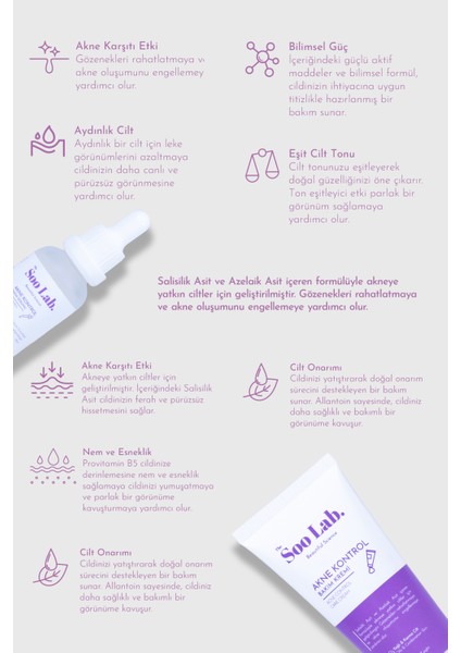 Kontrol Bakım Kremi ve Serumu | Arbutin, Azelaic Acid, Salicylic Acid, Hyaluronic Acid fiyatları