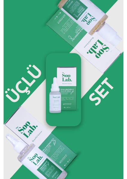 Kuru ve Hassas Ciltler İçin Temizleme Jeli, Tonik, Serum | Hyaluronic Acid, Panthenol, Centella indirimleri