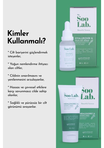 Nemlendirici ve Onarıcı Bakım Kremi ve Serum | Panthenol, Allantoin, Ceramid, Peptide, Hyaluronic Acid fırsatları