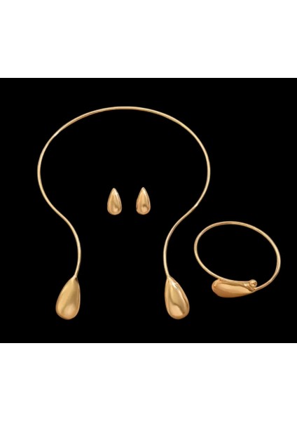 Su Damlası 4 Parça Gold Takım modelleri