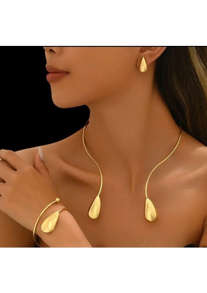 Su Damlası 4 Parça Gold Takım indirimleri