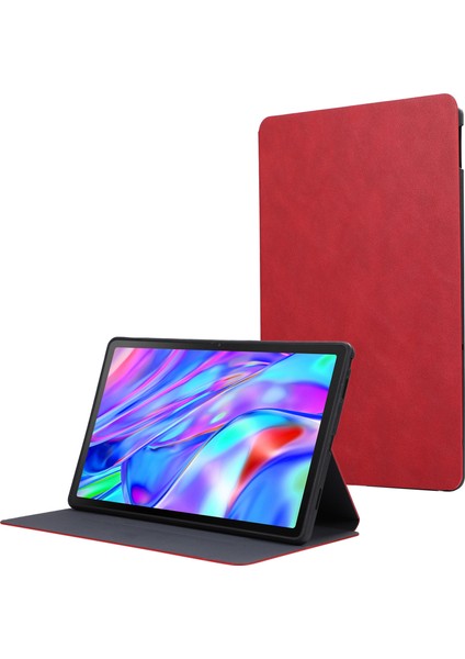 Lenovo Tab M10 Plus (3rd Gen) Stand Fonksiyonlu Pu Deri Tablet Kılıfı (Yurt Dışından)