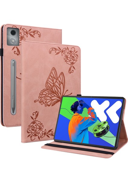 Lenovo Tab P12 Pro 12.7 2025 / Xiaoxin Pad Pro 12.7 (2025) Kart Yuvaları ile Pu Deri Tablet Kapağı (Yurt Dışından)