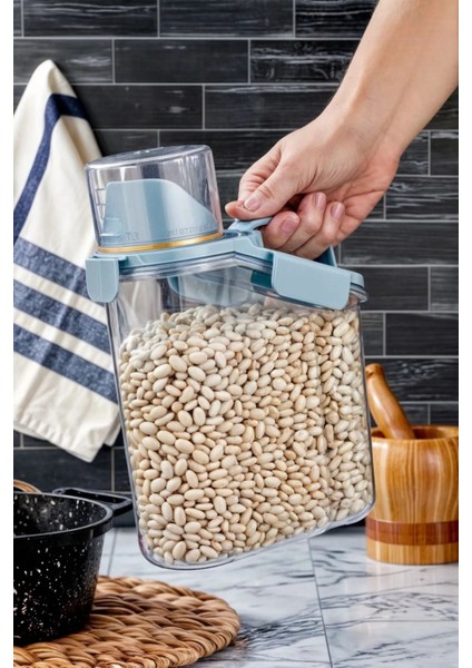 Özel Tasarım 1.8 L Kapaklı Sıvı Toz Deterjan Saklama Kabı Banyo Organizer Çok Amaçlı Saklama Kutusu