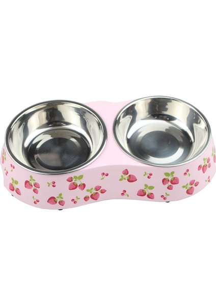 Paslanmaz Çelik Köpek Kabı Mama Kabı Çift Katmanlı Kedi Kabı Evcil Hayvan Kabı Besleme Içme Suyu Kedi Malzemeleri Köpek Kabı (Yurt Dışından)