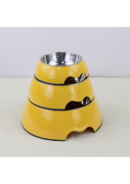 Paslanmaz Çelik Köpek Kabı Mama Kabı Çift Katmanlı Kedi Kabı Evcil Hayvan Kabı Besleme Içme Suyu Kedi Malzemeleri Köpek Kabı (Yurt Dışından)
