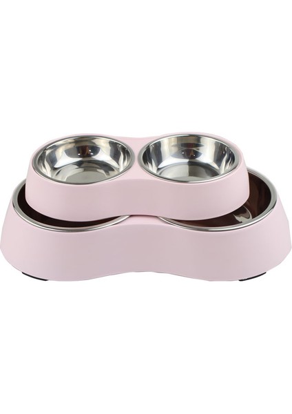 Paslanmaz Çelik Köpek Kabı Mama Kabı Çift Katmanlı Kedi Kabı Evcil Hayvan Kabı Besleme Içme Suyu Kedi Malzemeleri Köpek Kabı (Yurt Dışından)