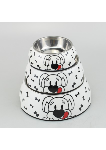 Paslanmaz Çelik Köpek Kabı Mama Kabı Çift Katmanlı Kedi Kabı Evcil Hayvan Kabı Besleme Içme Suyu Kedi Malzemeleri Köpek Kabı (Yurt Dışından)